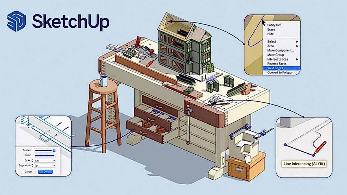 3D çizim programları - SketchUp