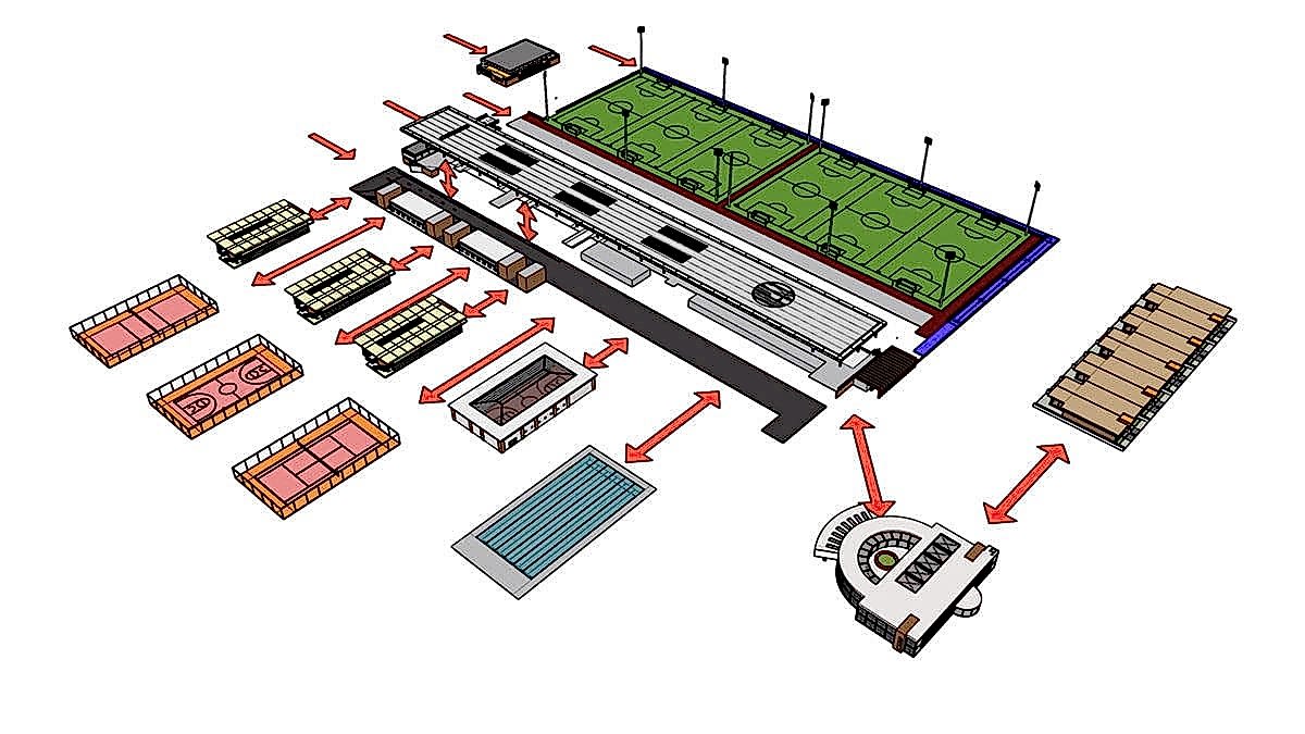 Spor Merkezi Tasarımı