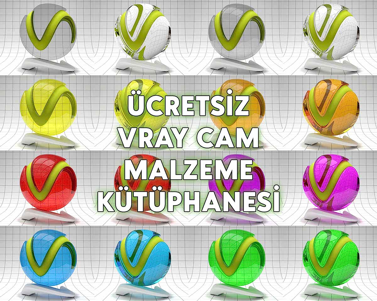 3Ds Max Vray Malzeme Kütüphanesi